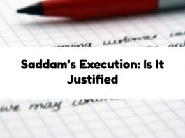 Saddam’s Execution: Is It Justified