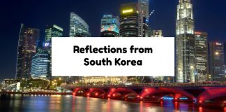 Reflections from South Korea