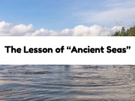 The Lesson of “Ancient Seas”