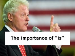 The Importance of “Is”