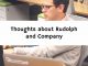 Thoughts about Rudolph and Company