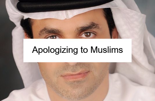 Apologizing to Muslims