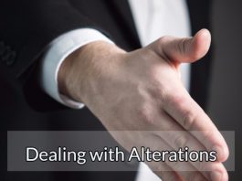 Dealing with “Alterations”