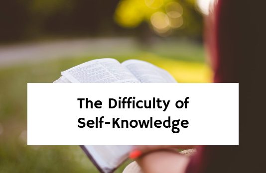 The Difficulty of Self-Knowledge