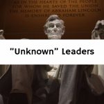 “Unknown” Leaders