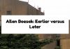 Allan Boesak: Earlier versus Later