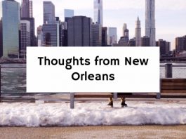 Thoughts from New Orleans