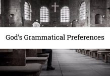 God’s Grammatical Preferences