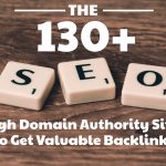 130+ High Domain Authority Sites