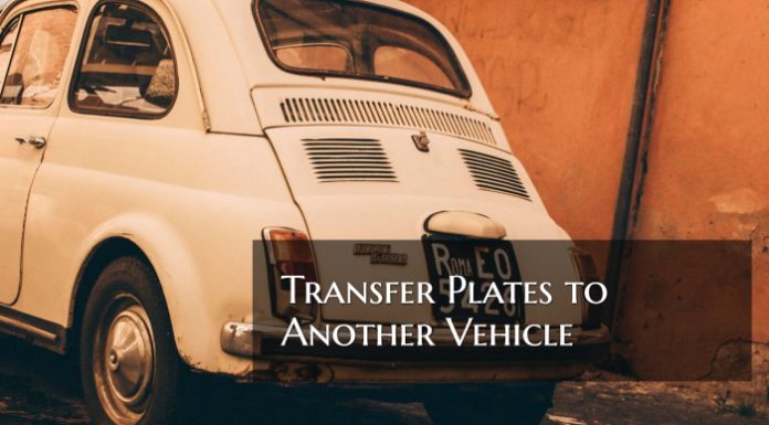 How To Transfer Plates To Another Vehicle